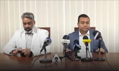 Allégations de « sniffing » :  Maneesh Gobin et Deepak Balgobin face à la presse 