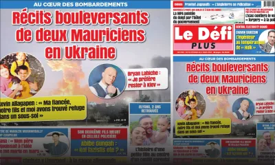 Voici la Une du Défi Plus de ce samedi 26 février 2022