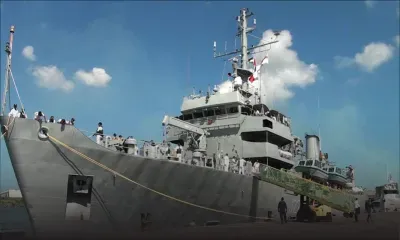 Le navire Sarvekshak dans nos eaux...