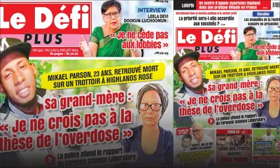 Voici la Une du Défi Plus de ce samedi 03 Juillet 2021