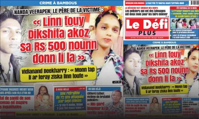 Voici la Une du Défi Plus de ce samedi 12 mars 2022