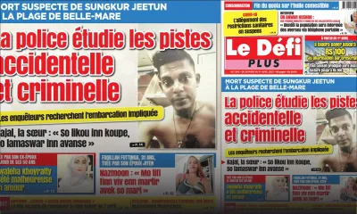 Voici la Une du Défi Plus de ce samedi 26 mars 2022