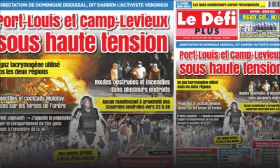 Voici la Une du Défi Plus de ce samedi 23 avril 2022