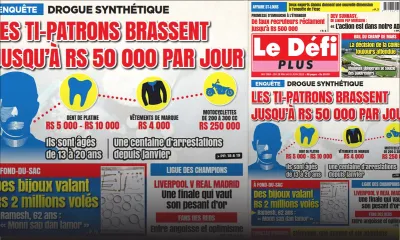 Voici la Une du Défi Plus de ce samedi 28 mai 2022