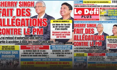 Voici la Une du Défi Plus de ce samedi 02 Juillet 2022