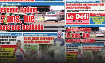 Voici la Une du Défi Plus de ce samedi 30 Juillet 2022