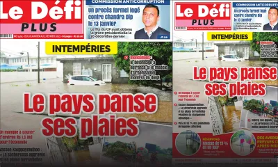 Voici la Une du Défi Plus de ce samedi 28 Janvier 2023