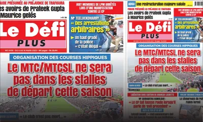 Voici la Une du Défi Plus de ce samedi 04 Mars 2023