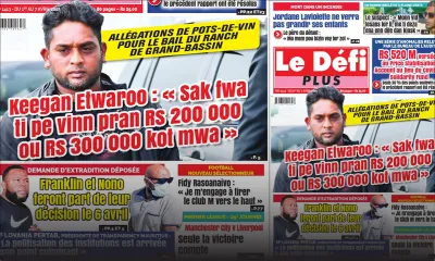 Voici la Une du Défi Plus de ce samedi 01 Avril 2023