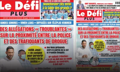 Voici la Une du Défi Plus de ce samedi 10 Juin 2023