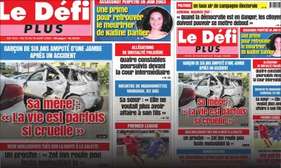Voici la Une du Défi Plus de ce samedi 12 Août 2023
