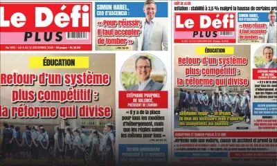 Voici la Une du Défi Plus de ce Samedi 06 Decembre 2025