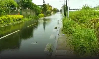 Accumulation d’eau : la route Berthaud en direction de La Louise fermée à la circulation