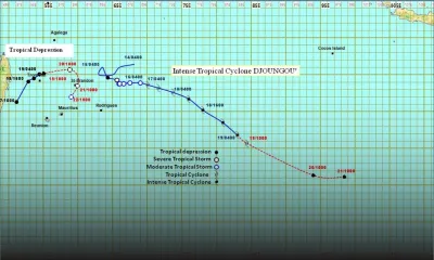 Météo : premier bulletin cyclonique émis pour St-Brandon 
