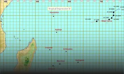 Météo : une dépression tropicale dans les parages d’Agalega