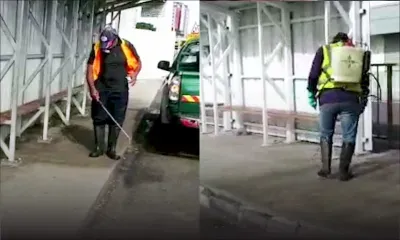 Port-Louis : Les gares et les arrêts d’autobus désinfectés