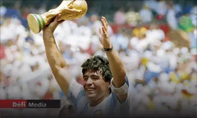 "La main de Dieu": le maillot de Maradona contre l'Angleterre en 1986 aux enchères