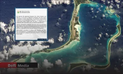 Chagos - L’Inde : «Nous saluons l’accord entre le Royaume-Uni et Maurice»