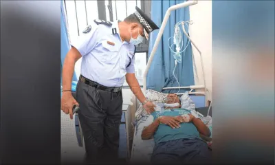 Renversé par une voiture dans l’exercice de ses fonctions : le sergent reçoit la visite du CP par intérim