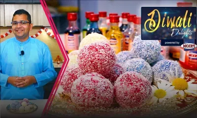 Retour du chef Vivek sur TéléPlus : au menu de «Diwali Delights by Moir’s», place au ladoo coco et choco 
