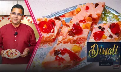 « Diwali Delights » : Barfi paré de fruits secs pour la fête des lumières 
