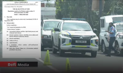 Covid-19 : découvrez les règlements figurant dans le Consolidated Regulations