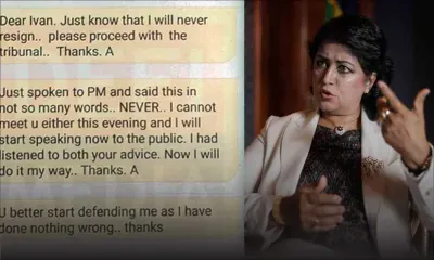 [Document] Crise au sommet de l’Etat : Ameenah Gurib-Fakim dévoile quand et comment elle a dit non