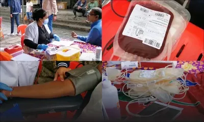 Don de sang au Marché central : plus de 150 pintes récoltées à midi 