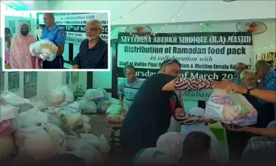 À Vallée-Pitot : distribution de colis alimentaires à 110 familles