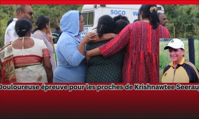 Douloureuse épreuve pour les proches de Krishnawtee Seerauj