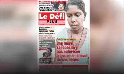 Voici la Une du Défi Plus de ce samedi 05 janvier 2019