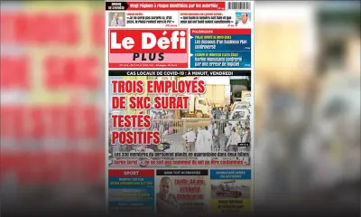 Voici la Une du Défi Plus de ce samedi 06 mars 2021
