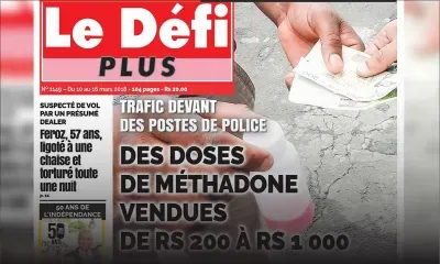 Voici la Une du Défi Plus de ce samedi 10 mars.