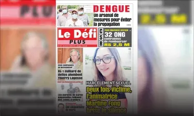 Voici la Une du Défi Plus de ce samedi 16 mars 2019