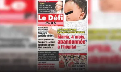 Voici la Une du Défi Plus de ce samedi 19 janvier 2019