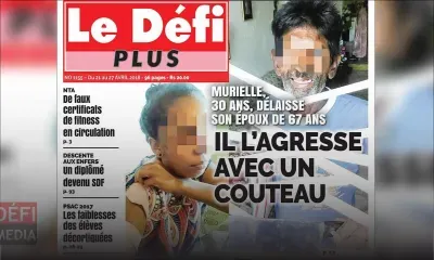 Voici la Une du Défi Plus de ce samedi 21 avril.