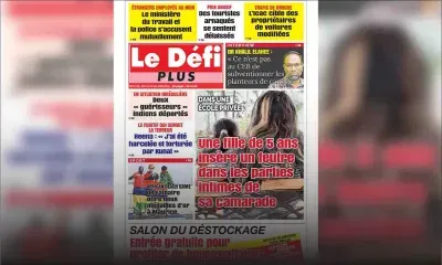 Voici la Une du Défi Plus de ce samedi 22 juin 2019
