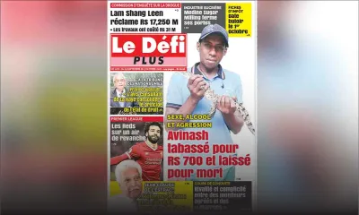 Voici la Une du Défi Plus de ce samedi 29 septembre 2018