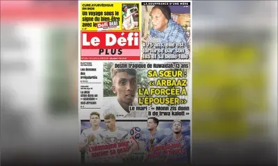 Voici la Une du Défi Plus de ce samedi 23 juin