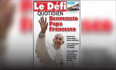 Voici la Une du Defi Quotidien de ce lundi 09 septembre 2019