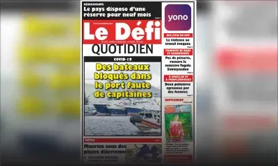 Voici la Une du Defi Quotidien de ce mardi 10 mars 2020