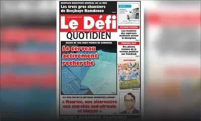 Voici la Une du Defi Quotidien de ce vendredi 16 août 2019