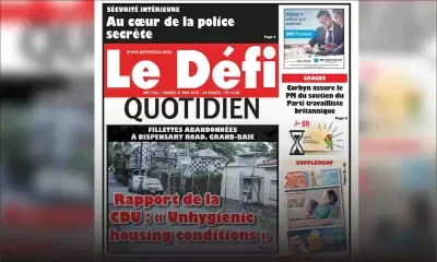 Voici la Une du Defi Quotidien de ce mardi 21 mai 2019