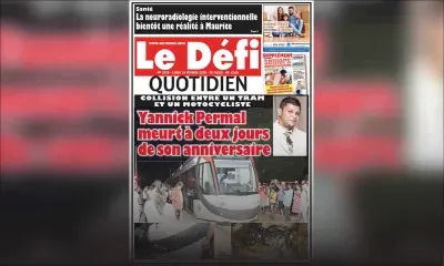 Voici la Une du Defi Quotidien de ce lundi 24 février 2020