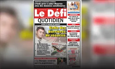 Voici la Une du Defi Quotidien de ce mardi 25 février 2020