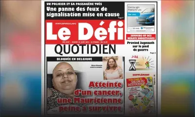 Voici la Une du Defi Quotidien de ce mardi 25 juin 2019