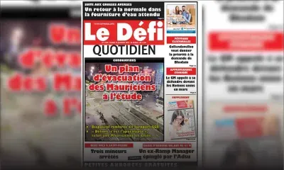 Voici la Une du Défi Quotidien de ce mardi 28 janvier 2020