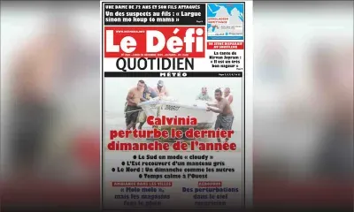 Voici la Une du Défi Quotidien de ce lundi 30 décembre 2019