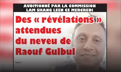 Voici la Une du Défi Quotidien de ce mercredi 15 novembre