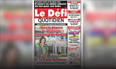 Voici la Une du Defi Quotidien de ce lundi 23 juillet 2018